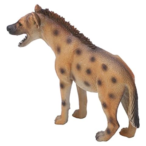 Hyena Toy, Educational Interesting Wild Style Hyena Figure Plastic Material for Office for Desktops Cover