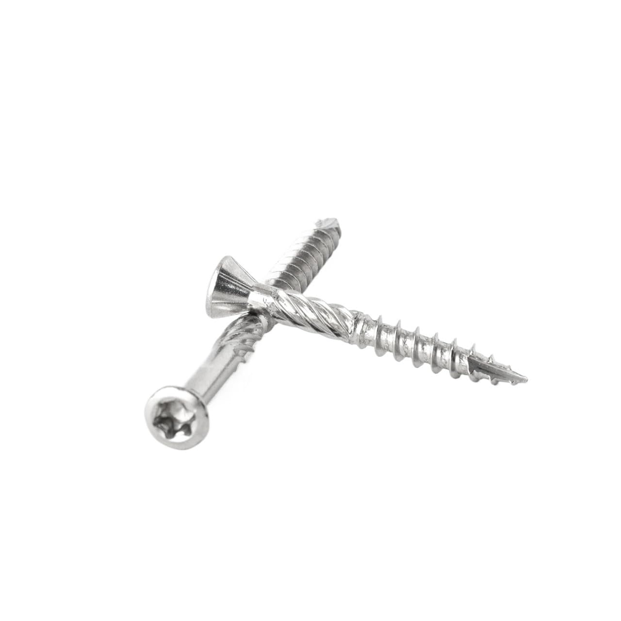 Vis pour pont en bois et terrasse extérieure en inox noir de 125 mm