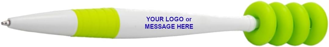 Promos On-Time 150-Qty Customized Spectrum Spinner Pens - with Your Imprinted Logo & Copy