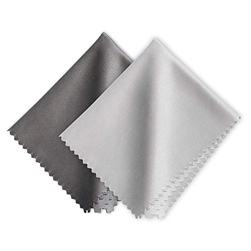 Xthel Microfiber Cleaning Cloths for Electronics (2 Pack) - Cleans Lenses, Glasses, Screens, Cameras, iPad, iPhone, Eyeglasses, Cell Phone, LCD TV Screens and More