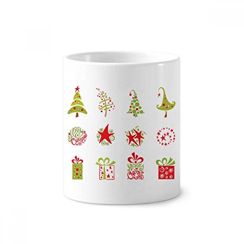 Arbre rouge illustration coupe en céramique blanche 350ml de hauteur 9.6cm