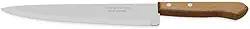 Faca Peixeira E Cozinha Tramontina Dynamic Com Lâmina De Aço Inox E Cabo De Madeira Natural 9'