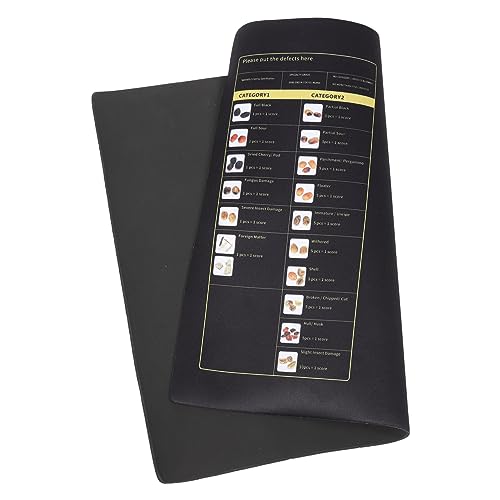 jojofuny Coffee Beans Sorting Card Mat Portable Classification Cushion for Espresso Beans Design for Easy Sorting Lightweight Convenient Coffee Accessory