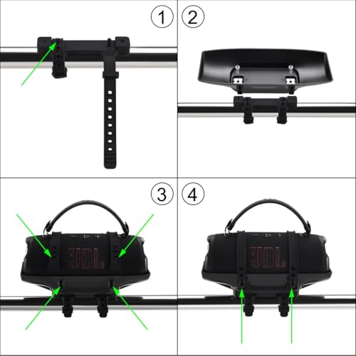 Support haut-parleur moto pour JBL Charge Essential anti-vibration - 5