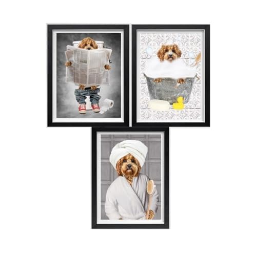 Déco WC Cavapoo rigolo : égayez votre routine avec une touche d'humour