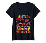 Photo Gallery donna birthday girl ladybug sorella della birthday girl ladybug maglietta con collo a v Photo Gallery donna birthday girl ladybug sorella della birthday girl ladybug maglietta con collo a v