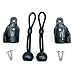 Blinds & Shades Bungee Tie Down Conversion Kit of Exterior Sun Shades Roller up Blinds,Indoor/Outdoor