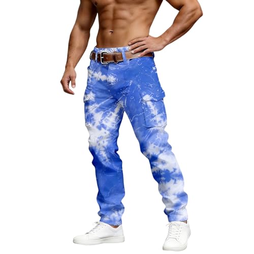 Pantalon de travail homme hiver doublé en coton style cargo multipoches