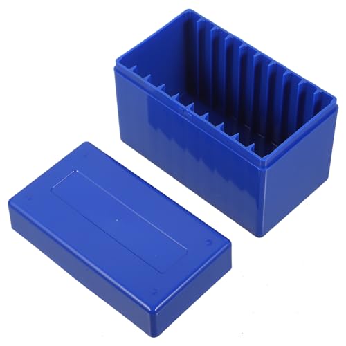 Caja Organizadora de Monedas de Plástico Azul miniatura 1