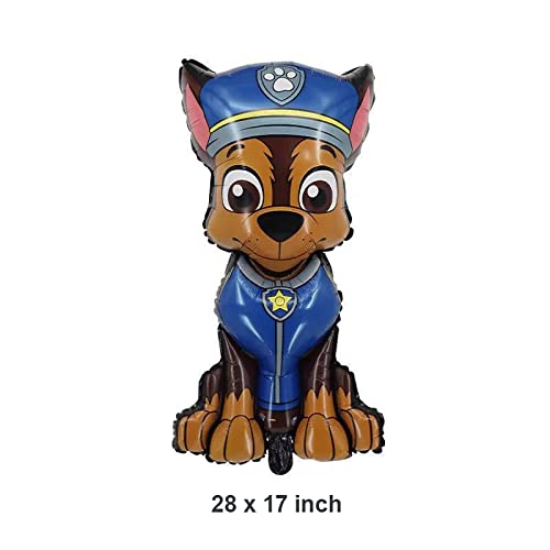Lovsong 5 Pcs - Birthday Party Balloons - Paw Dog Balloons Dog Theme Chase Dog Balloons Kids Party Theme Decorations (Blue) #TOP1