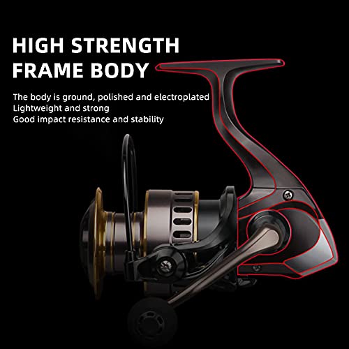 Spinnen Angelrolle,Angelrolle,Angeln Spinnrollen,Karpfen Angelrolle,Carbon Fiber Drag Freilaufrolle Karpfenrolle,Anti… – Bild 5