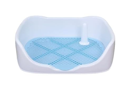 GerRiT 中小型犬用自動トイレ 小便器 ポストタイプ 特大サイズ (特大,ブルー)