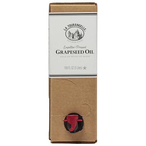 La Tourangelle Expeller-Pressed Grapeseed Oil for Cooking, 169 fl oz