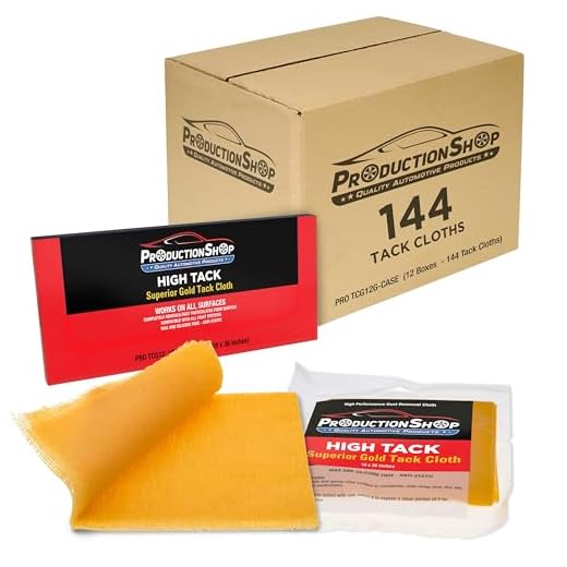 Gold Tack Cloths for Surface Preparation