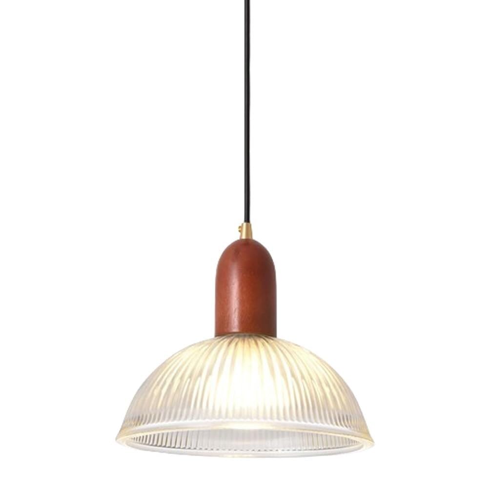 SYAXVOM Clear Glass Mini Chandelier - Stylish Pendant Light for Kitchen Island, Dining Room, and Bar