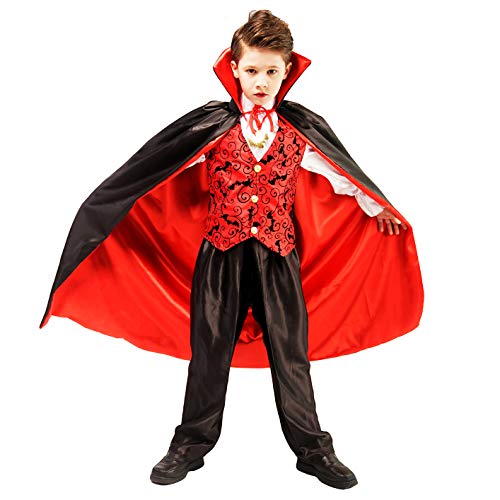 Disfraz de Vampiro Gótico Clásico para Niños miniatura 1