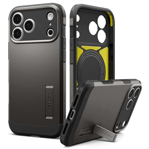 Image of Spigen Tough Armor MagFit for iPhone 17 Pro Max Case, Gunmetal