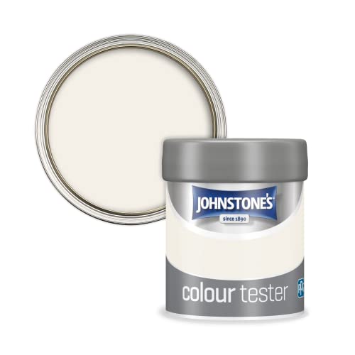 Johnstones White Lace Wall & Ceiling Paint Tester Pot - Emulsion - Easy to Apply - Dries in 1-2 Hours - 75ml