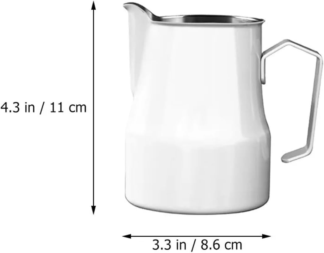 300ml Coffee Latte Art Pitcher Stainless Steel Milk Frothing Jug Pouring Cup Kitchen Gadget Container
