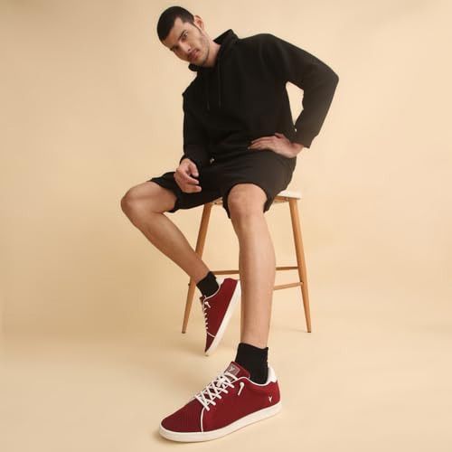 Image of YOHO Wind Sneakers for Men | Stylish Casual Shoes with Elastic Laces | Comfortable, Stretchable & Ultra-Lightweight | Premium Breathable Mesh Fabric