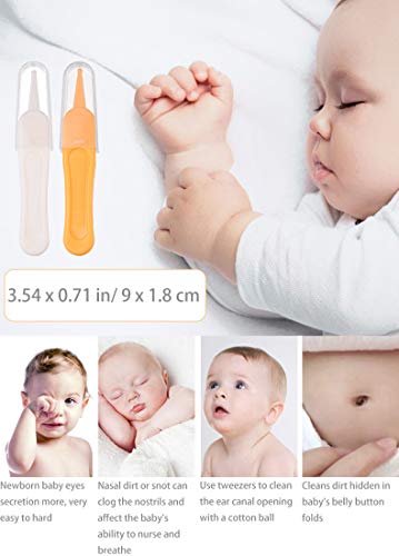 Onwon 4 Pieces Nose Cleaning Tweezers Safe And Effective Clip Care Ear Nose Navel Clean Tool Nipper Plier Pincet Forceps #TOP1