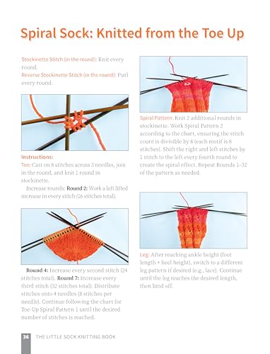 Image of The Little Sock Knitting Book: Learn the Basics with Colorful, Stylish Projects (Landauer) How to Knit Socks That Fit, with Easy Patterns and Step-by-Step Photos for Heels and Toes, for Beginners