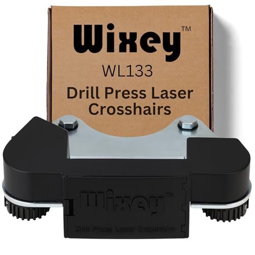 Wixey WL133 Drill Press Laser Crosshair – Long-Lasting Easy-Use Portable Drill Press Guide –...