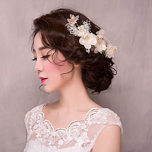 Amazon Co Jp Yangyang 髪飾りセレモニー結婚式の花嫁フラワーガールのヘアアクセサリー ティアラ ウエディング ヘッドドレス 髪飾り 結婚式 和装 王冠 プリンセス ヘアアクセサリー ジュエリー