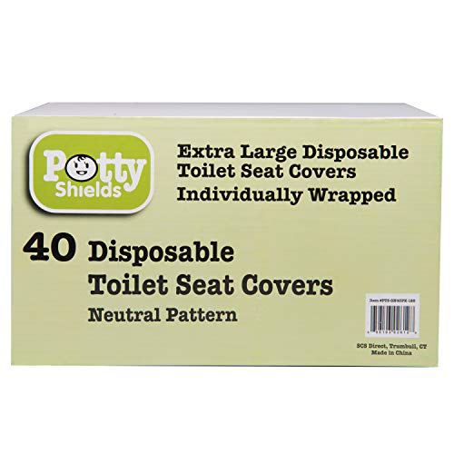 Lot De 60 Housses De Siège De Toilette Jetables En Plastique Impermables Et Antidrapantes Emballes Individuellement Pour Les Voyages Parfaites Pour Lapprentissage De La Propret Idales Pour L 64976200