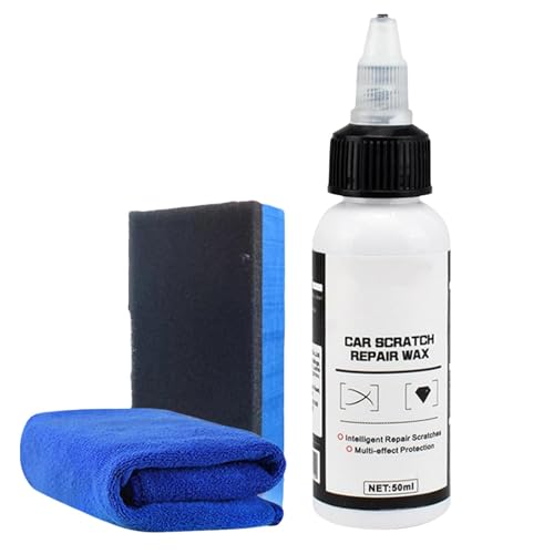車のスクラッチ修理ポリッシュワックス| 50mlの自動コーティングワックス|セーフおよび50mlの自動塗装ポリッシングコーティングコーティングワックス修復業者 - 車用の車のスクラッチリムーバー小車、SUV、バン、トラック、セダン、RV用スクラッチ修理ツー