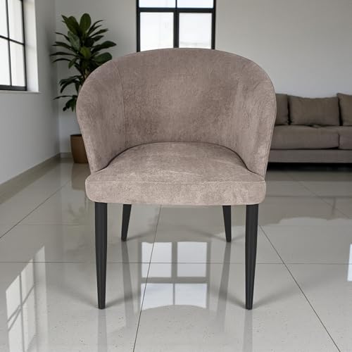 Image of The Attic Imperio Chic 6 Seater Dining Set,Beige,Rose Gold & Cream,160Cms