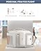 LOVEVOOK Travel Backpack for Women & Men 40L,Airline Approved Carry On Backpack Travel Essentials,TSA Carry on Luggage,Waterproof Personal Item Travel Bag,Suitcase with 3 Packing Cubes,Light gray-Pink