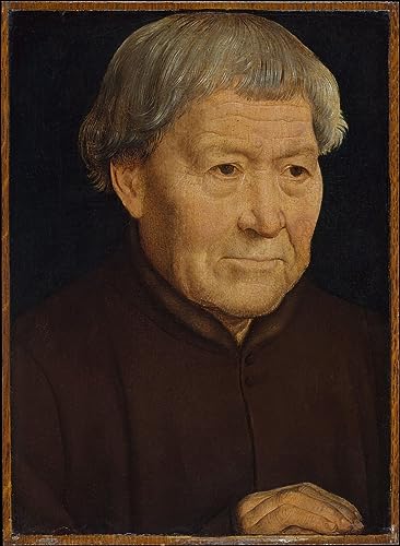 Cuadro en Lienzo Retrat D'home Gran de Hans Memling Póster Grande Decorativos de Pared 60x90cm