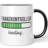 JUNIWORDS Tasse, Finanzkontrolleur loading, Schwarz (6195821)