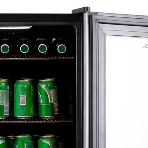 Cervejeira Eos Bierhaus 76 Litros Frost Free com Compressor e Porta de Vidro com Inox Ece80 110v