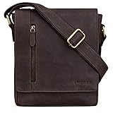 NATÜRLICHER STIL: Ob als Herrentasche Leder, kleine Umhängetasche Vintage, Schultertasche Echtleder, Kuriertasche, Freizeittasche klein, Überschlagtasche oder Tablet Tasche - jede Tasche aus Leder ist ein echtes Unikat