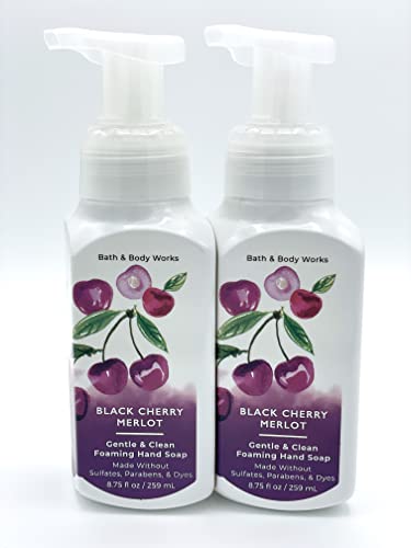 Bath and Body Works Gentle Foaming Hand Soap, Black Cherry Merlot...