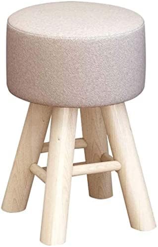 Repose-pieds poufs tabourets en lin dans la chambre pour un coin lecture douillet