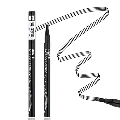 Aaiffey Eyebrow Tattoo Pen- Waterproof Microblading Eyebrow Pencil with Micro-Fork Tip Applicator Creates Daily Natural Brows Makeup Effortlessly