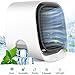 Produktbild ISENPENK Mobile Klimageräte, Mini Persönliche Klimaanlage, 3-in-1-Luftkühler, Luftbefeuchter, Luftreiniger mit Nachtlampe, 300 ml Wassertank, 3-Gang-Luftkühlventilator für Zuhause, Büro