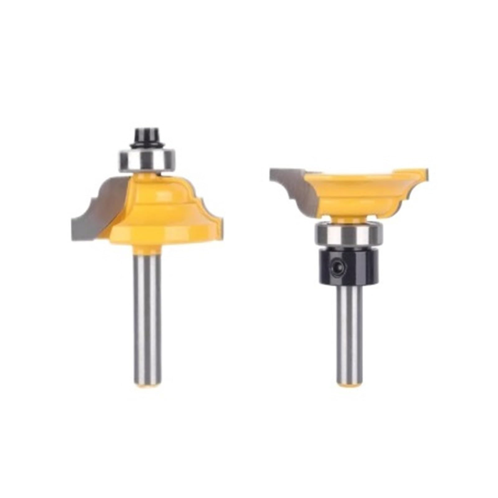 1pc Stile Rail Set Router Bit Woodworking Milling Cutter for Wood Face Mill Carbide End(6.35mm Shank)