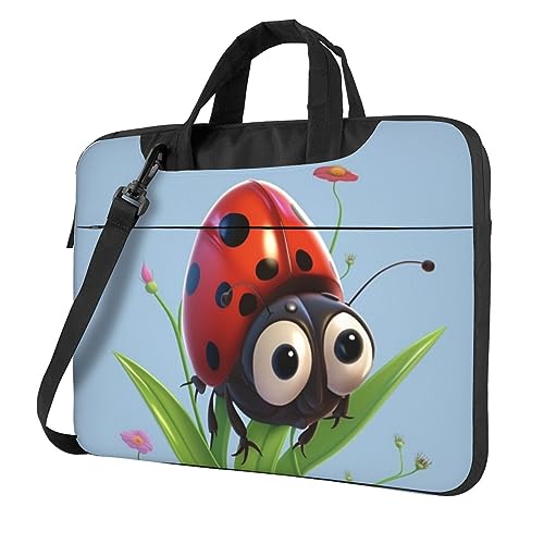 Sac ordinateur imprimé coccinelle spacieux pour transporter tout votre matériel