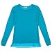 DKNY Jeans Womens Layered Look Long Sleeve Sweater