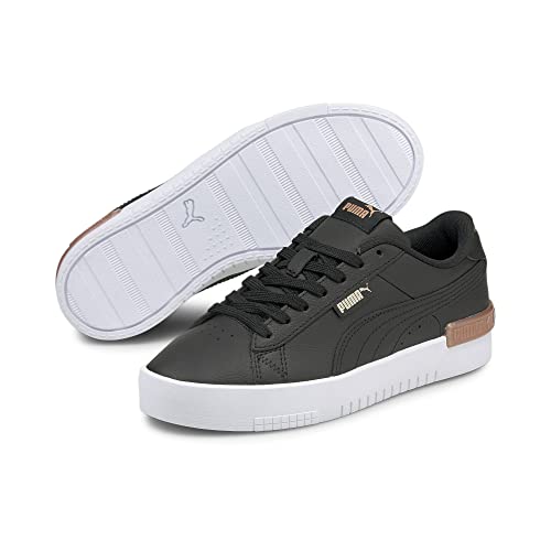 Image of PUMA Women's Sneaker Gymnastics Shoes, Black Black Rose Gold White, 6.5