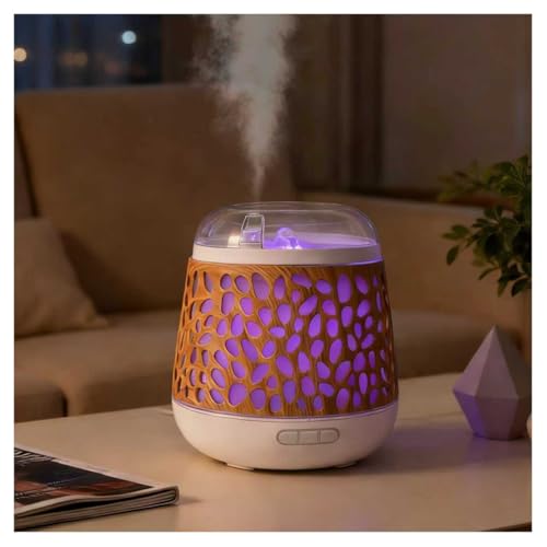 Difusor aromático eléctrico Weljoy 400ml con luz 8 colores