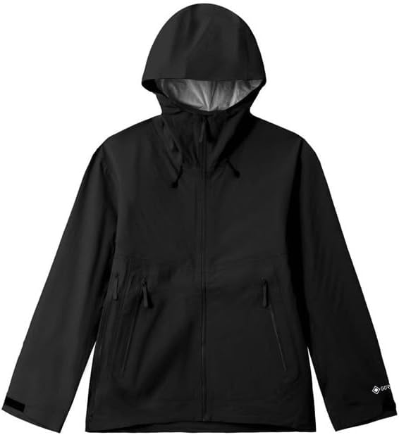 Gore-Tex Jacket, Men's, Rainwear, Waterproof Jacket, Fishing Jacket with Hat, Windproof, Rainproof, Breathable, Fishing, Hiking, Mountain Climbing, Outdoor Activities