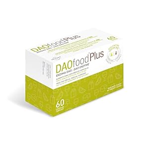 DAOfood Plus – Management van DAO-Deficiëntie – 60 EFICAPS-Capsules met Maagsapresistente Tabletten – DAO-enzym…