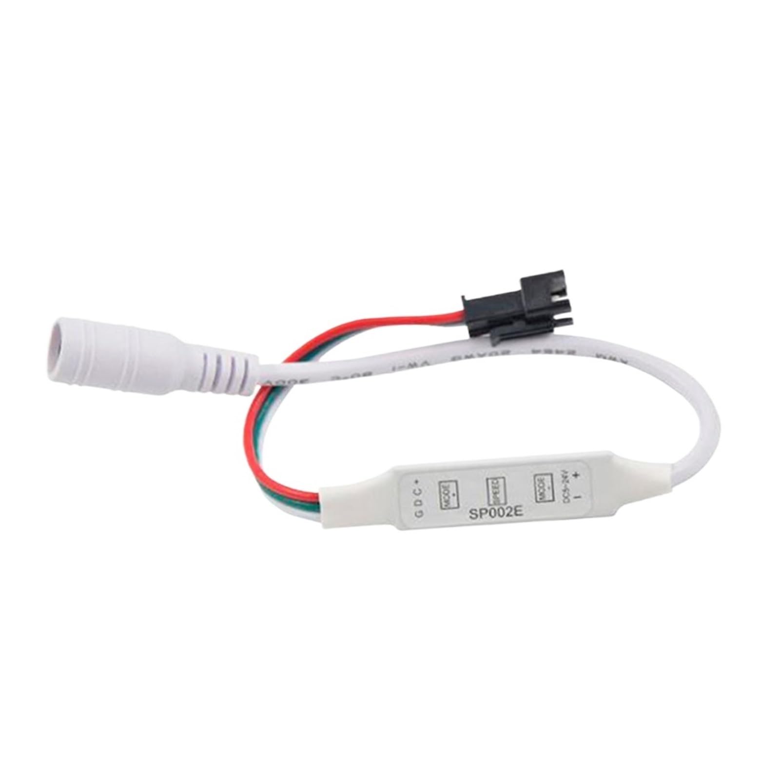SP002E WS2812B WS2811 taśmy LED RGB LED, kontroler, U/3-pinowy wtyk wtykowy, mini 3 przyciski (wtyczka DC), 10 sztuk