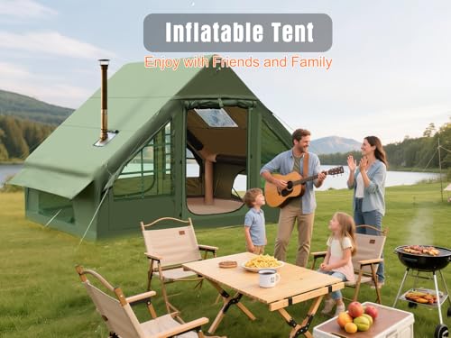 Carpa inflable y silla doble para camping miniatura 2
