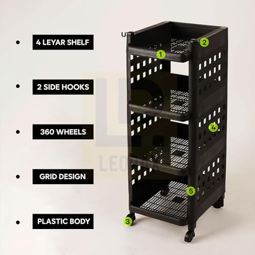 Image of LEOPAX 4 Tier Multi-Purpose Storage Rack